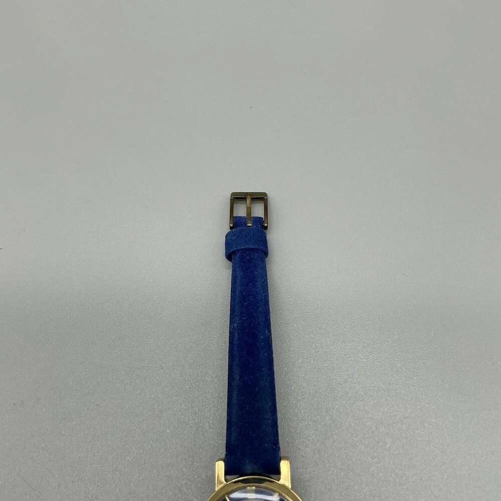 VintageAH Riise Womens Watch 23mm Mystery Dial Blue Bezel 17 Jewels Manual Swiss